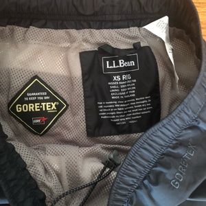 LL Bean Gortex Pants